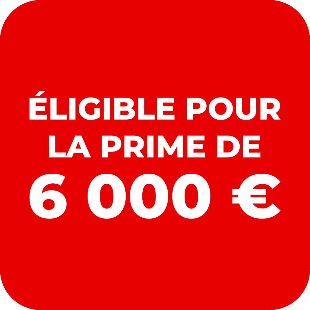 éligible pour la prime gouvernementale